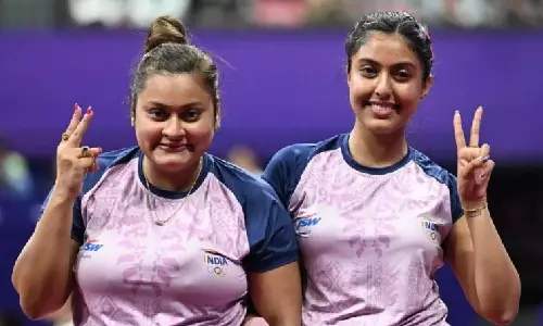 Asian Games: Sutirtha and Ayhika sign off with bronze medal after losing to Korea
