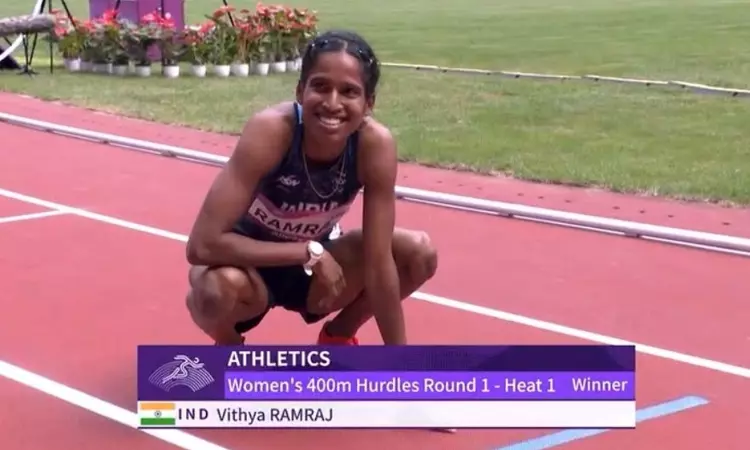 Asian Games: Vithya Ramraj levels with PT Ushas Womens 400m hurdles Natl record