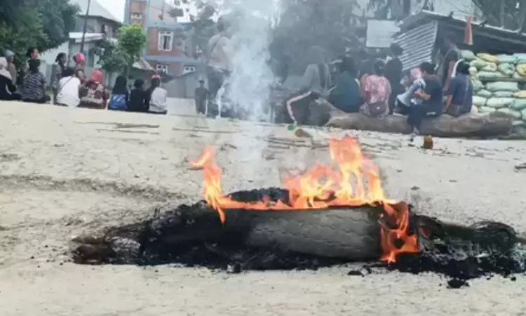 Manipur: Tribal bodies call indefinite shutdown against arrests of Kuki-Zo people