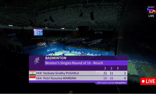 Asian Games 2023, IND-W vs INA-W Women’s Singles Badminton live: Sindhu bags the game against Indonesia (2-0)
