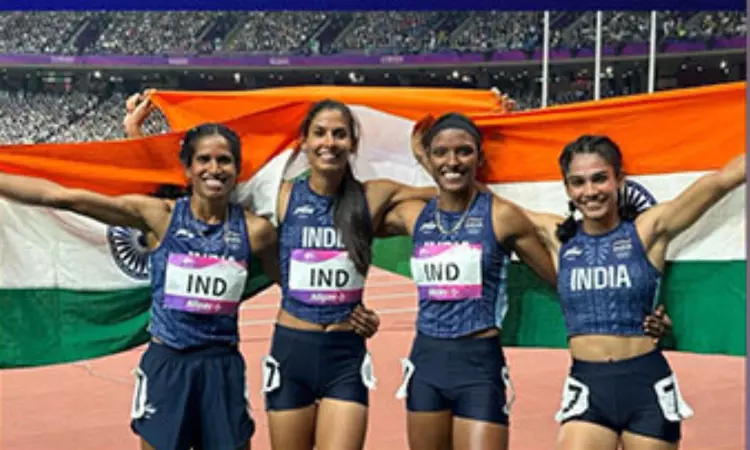 Asian Games: Indian womens 4x400m relay team wins silver medal