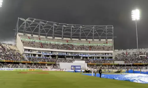 Bomb squad, sniffer dogs pressed into service to ensure safety in Uppal stadium Hyderabad