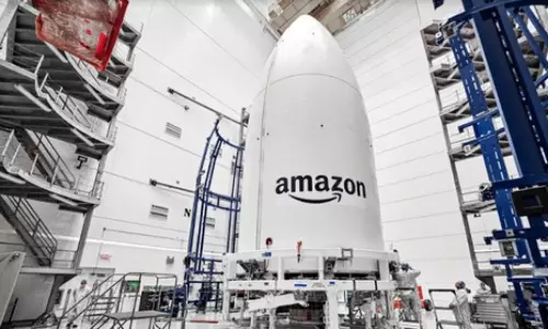 Amazon gears up to send first 2 satellites to space to beam affordable Internet