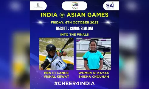 Asian Games: Vishal, Shikha reach finals of canoe, kayak events