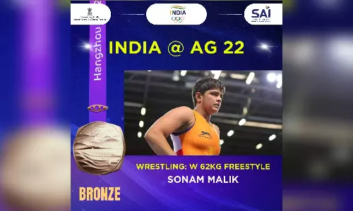 Asian Games: Indian grappler Sonam Malik bags bronze in Womens freestyle 62kg category