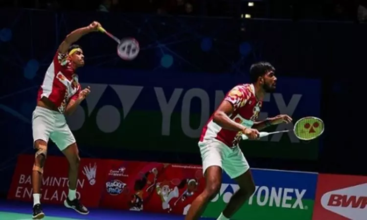 Asian Games: Satwiksairaj Rankireddy-Chirag Shetty pair end 41-year medal wait, reach SFs Asian Games: Satwiksairaj Rankireddy-Chirag Shetty pair end 41-year medal wait, reach SFs