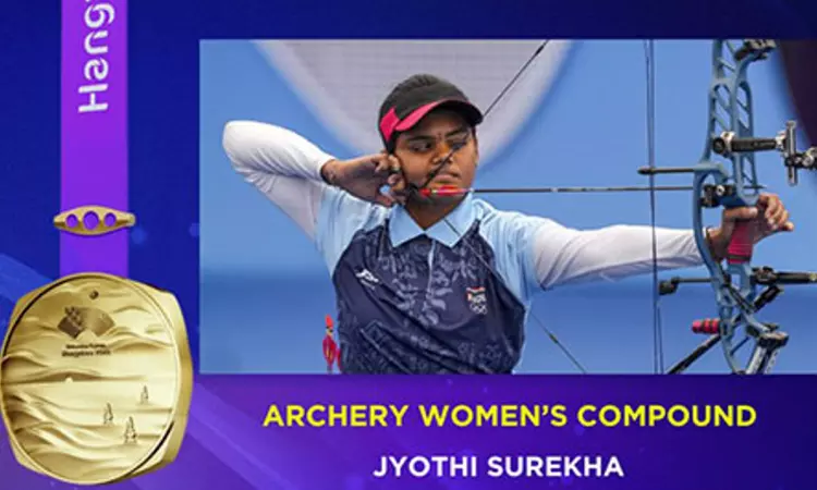 Asian Games: Jyothi Surekha wins gold in Womens compound archery