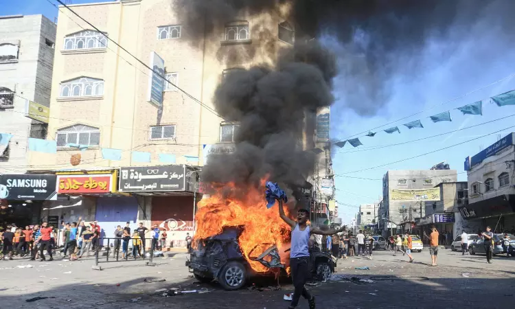 Series of explosions, sirens, gunfire: How Hamas infiltrated Israel by land, air and sea