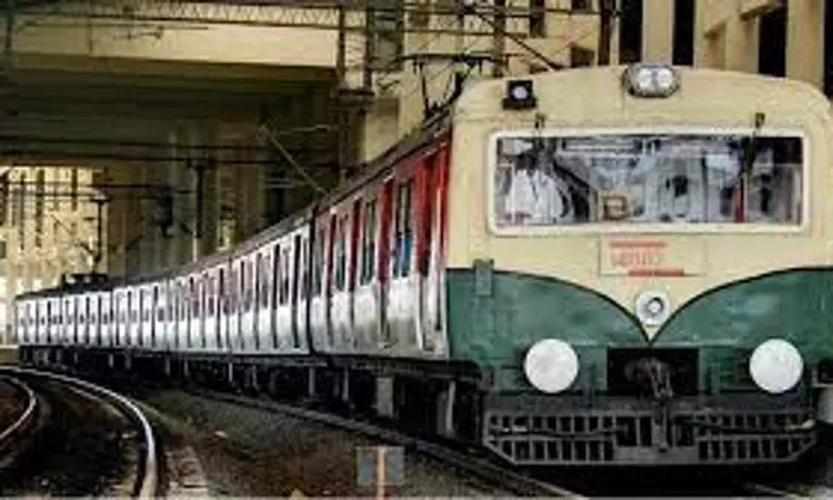 Suspension of EMU services leads to overcrowding at bus stops, traffic piles up on GST road Suspension of EMU services leads to overcrowding at bus stops, traffic piles up on GST road