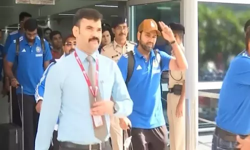 CWC 2023: Indian team arrives in Delhi ahead of clash against Afghanistan CWC 2023: Indian team arrives in Delhi ahead of clash against Afghanistan