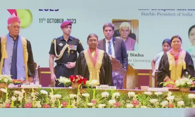 Kashmir has historically been seat of learning: Prez Murmu