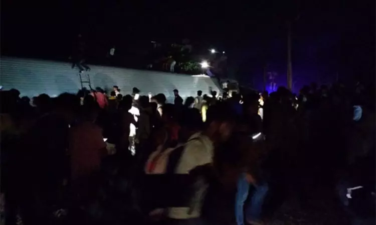 Three coaches of North East superfast train derail in Bihars Buxar