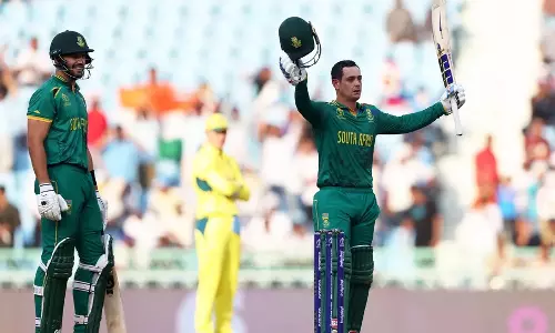 CWC 2023: De Kocks century, Markrams fifty take South Africa to 311/7