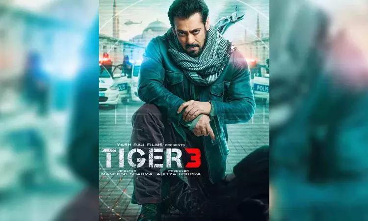 Salman Khan looks intense in Tiger 3 new poster Salman Khan looks intense in Tiger 3 new poster