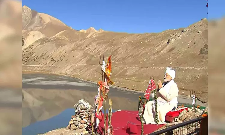 On day-long visit to Uttarakhand, PM Modi performs puja at Parvati Kund