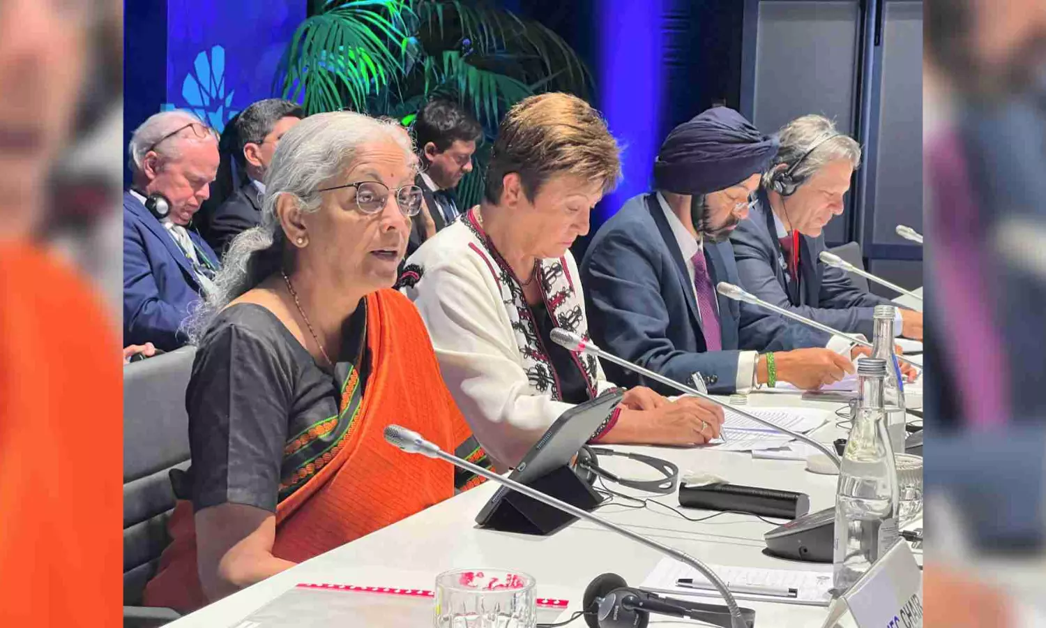 FM urges corporates to come forward and support SDGs