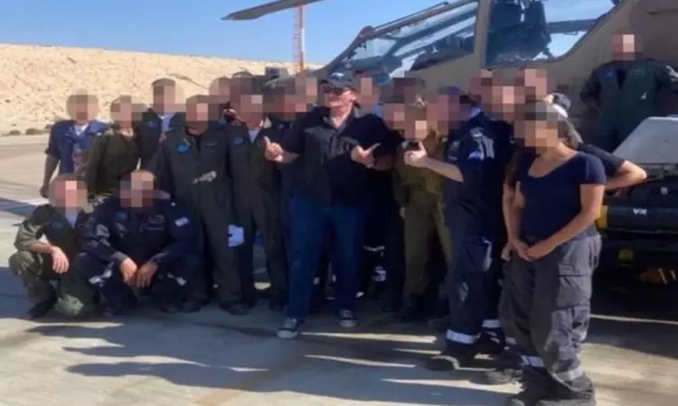 Quentin Tarantino visits southern Israeli base to boost IDF morale