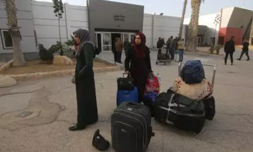 Foreigners stranded at Gaza-Egypt border amid escalating conflict