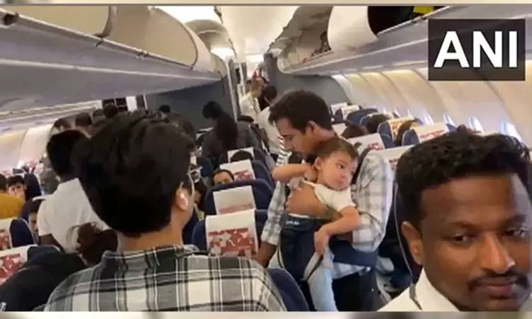 Fourth flight from Israel carrying 274 Indians lands in Delhi, evacuees thank govt for Operation Ajay Fourth flight from Israel carrying 274 Indians lands in Delhi, evacuees thank govt for Operation Ajay