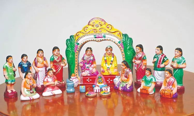 Creating a festive ambience at home for Navarathiri