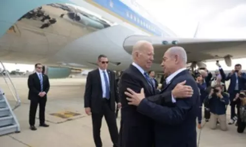 Gaza hospital bombing appears to be done by the other team, Biden tells Netanyahu