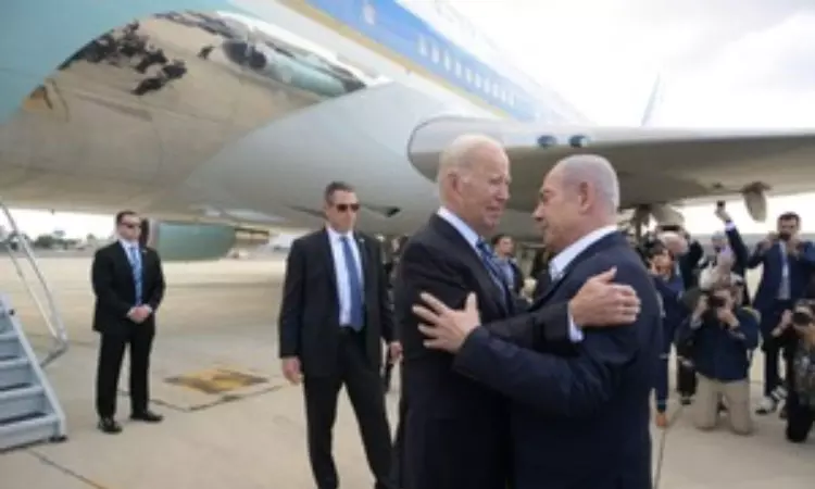 Gaza hospital bombing appears to be done by the other team, Biden tells Netanyahu