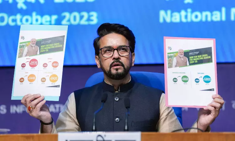 Govt hikes wheat MSP by Rs 150 per quintal to Rs 2,275/quintal for 2024-25: I&B minister