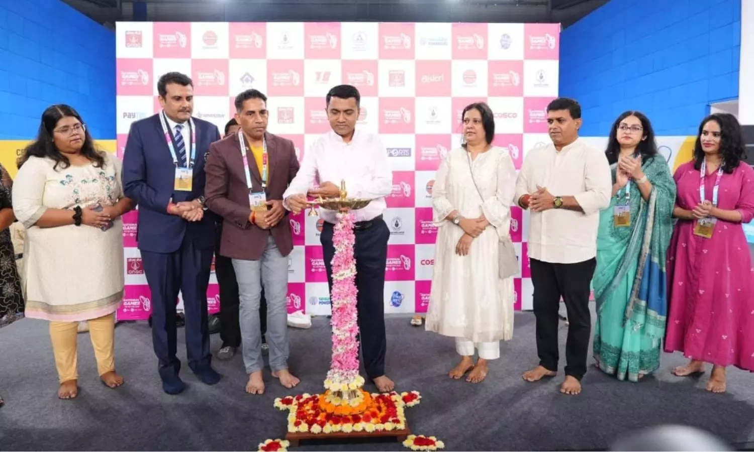 37th National Games Goa 2023 begins with lamp-lighting ceremony by CM Pramod Sawant