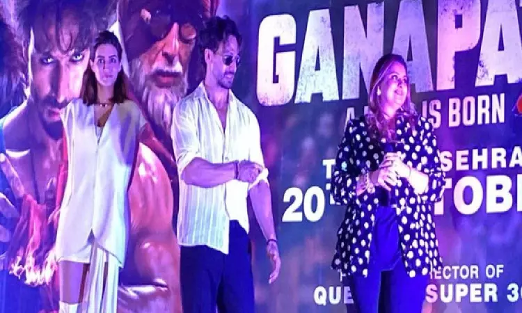 Kriti Sanon, Tiger Shroff shine in white outfits at Ganapath - A Hero Is Born event