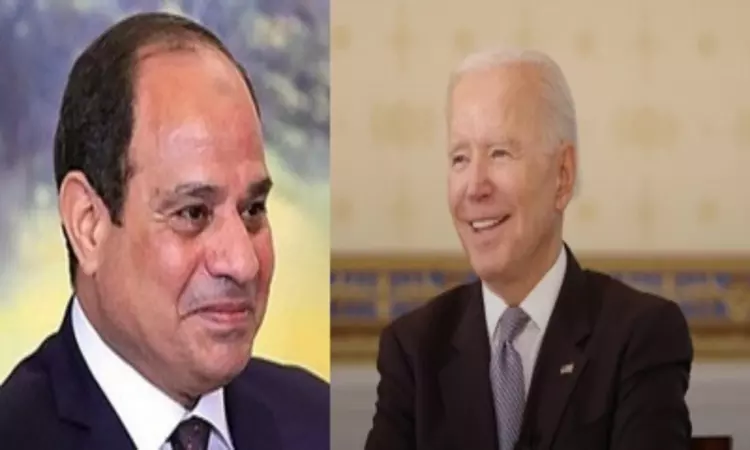 Sisi, Biden agree on sustainable aid delivery to Gaza via Rafah crossing