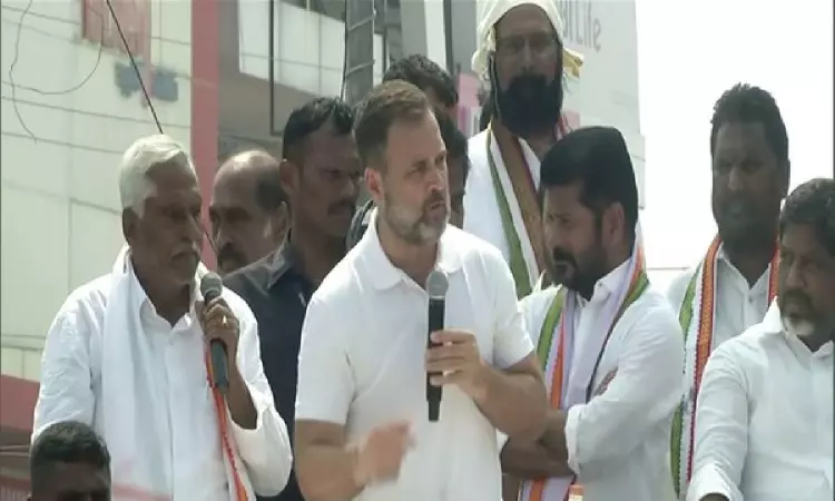 Rahul Gandhi says BJP leaders in Telangana queuing up to join Congress, winds up three-day tour Rahul Gandhi says BJP leaders in Telangana queuing up to join Congress, winds up three-day tour