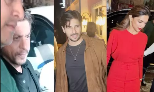SRK, Deepika Padukone, Sidharth Malhotra party together with other B-town celebs, see pics SRK, Deepika Padukone, Sidharth Malhotra party together with other B-town celebs, see pics