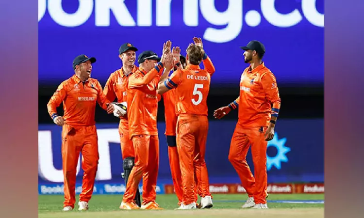 CWC 2023: Netherlands captain Scott Edwards wins toss, opts to bat against Sri Lanka CWC 2023: Netherlands captain Scott Edwards wins toss, opts to bat against Sri Lanka