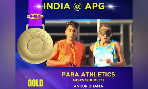 Para Asian Games: Indias Ankur Dhama secures gold in mens 5000 m T11 event