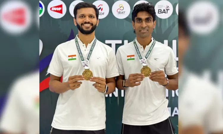 Pramod Bhagat, Sukant Kadam reach singles quarterfinals in Hangzhou