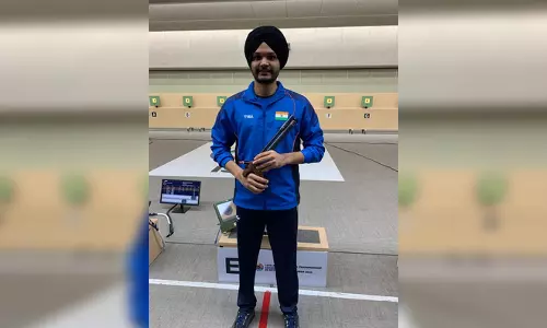 Asian Shooting Cship: Sarabjot wins bronze & Paris Olympics quota in Men’s 10m Air Pistol event