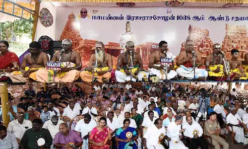 Sadaya Vizha fitting tribute to Raja Raja, says Adheenam
