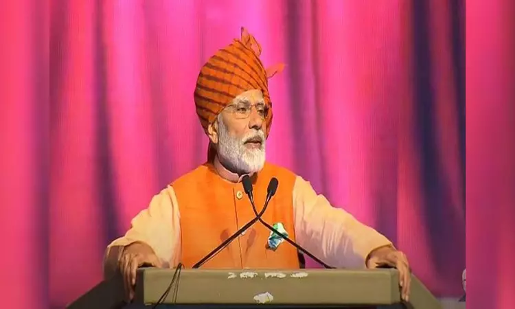 PM Modi lays foundation stone of multiple projects worth Rs 7,500 cr in Maharashtra