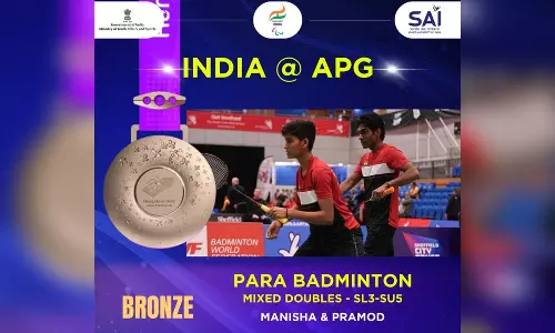Asian Para Games: Shuttlers add two bronze to Indias medal tally on Day 3