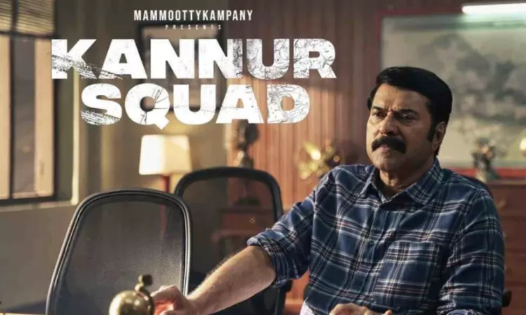 Mammootty shares BTS clip of Kannur Squad climax scene