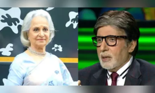 Big B calls Waheeda Rehman exemplary artiste; says I am a big fan