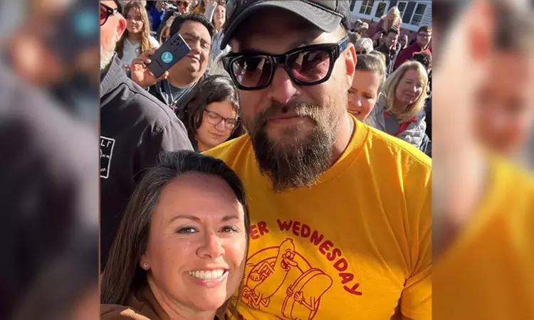 Jason Momoa meets his high school girlfriend after 25 years