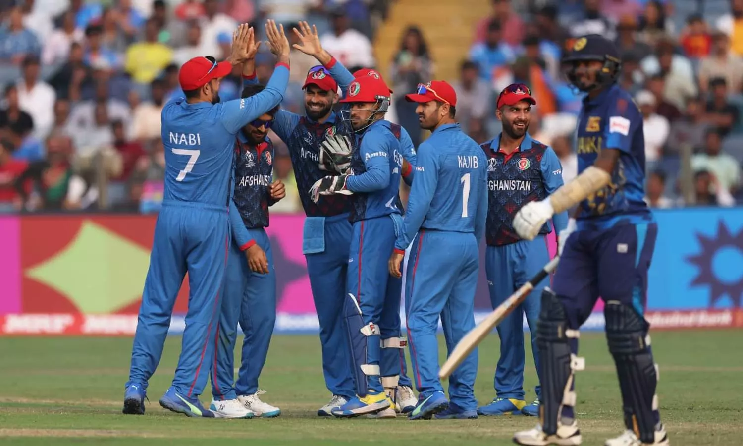 CWC 2023: Sri Lanka bowled out for 241 by Afghanistan