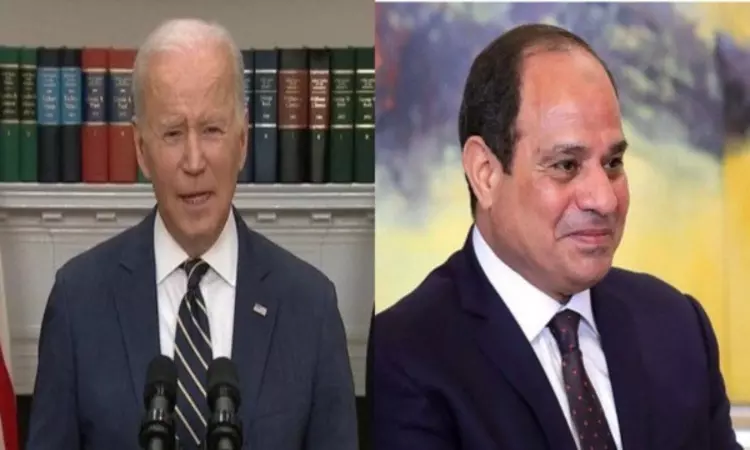 Biden speaks to Al-Sisi, appreciates Egypts role in delivery of humanitarian