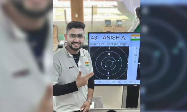 Anish picks up Indias 12th Paris Olympic quota with bronze in rapid-fire pistol