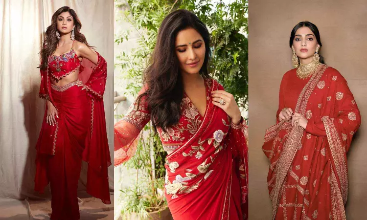 Karwa Chauth: Bollywood celeb-inspired stunning red ethnic outfits