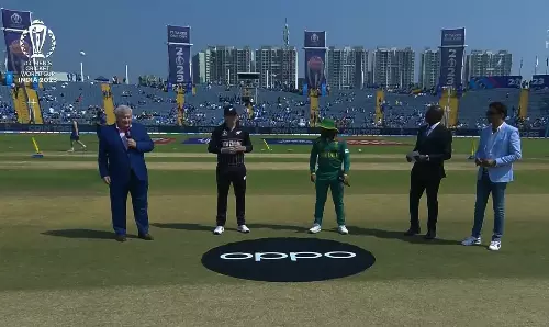 CWC 2023: NZ wins toss, opts to bowl first against SA