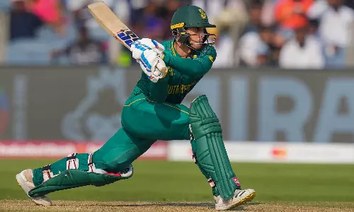 CWC: Dussen, De Kock power South Africa to 357 against New Zealand