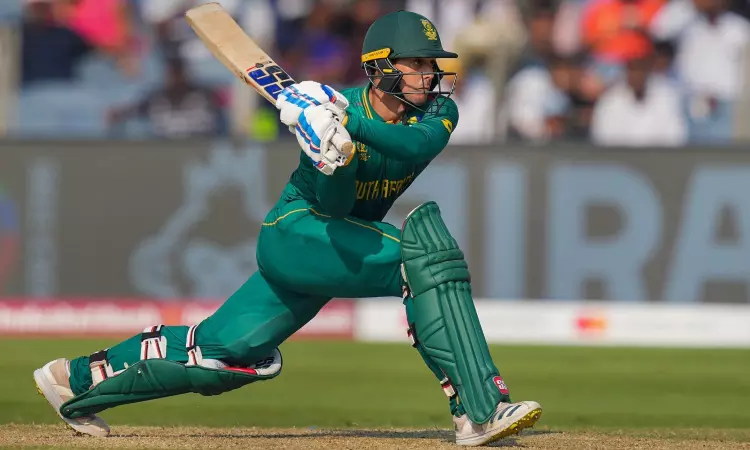 CWC: Dussen, De Kock power South Africa to 357 against New Zealand
