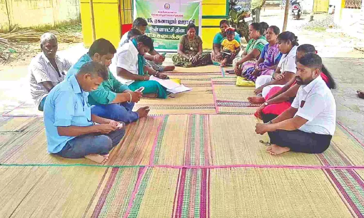 Parandur villagers boycott Grama Sabha Parandur villagers boycott Grama Sabha